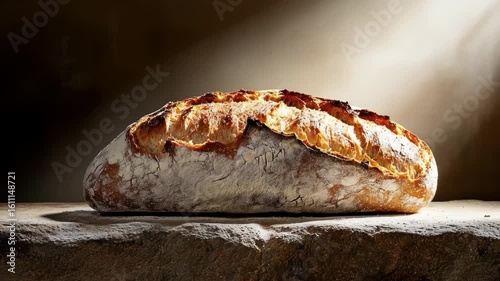 Loaf under spotlight