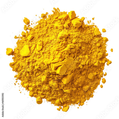 Chicken stock powder isolated on transparent background
