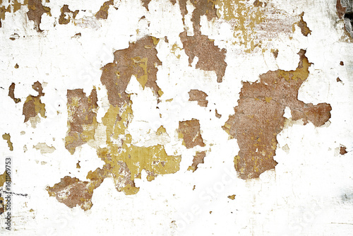 Bild auf Leinwand Isolated peeled plaster or paint wall fragment transparent background PNG for te