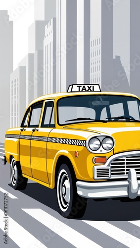 yellow taxi cab