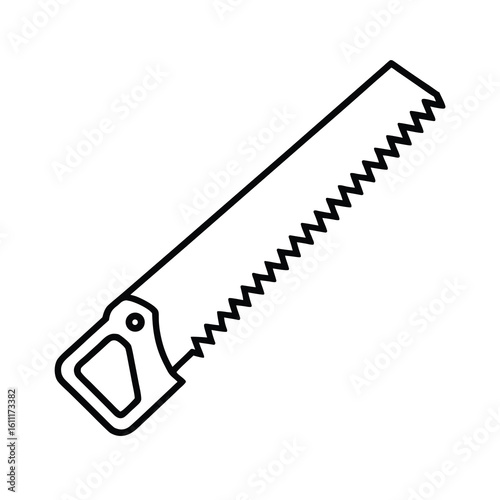 hand saw tool clipart