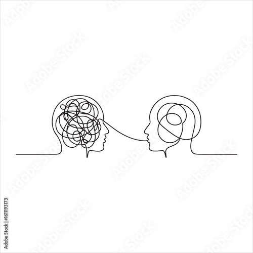 Mental Health Communication Brain Connection