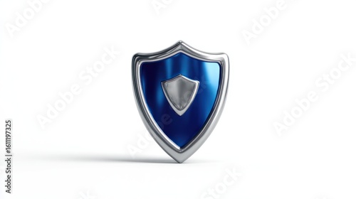 Free Download 3D blue shield - GFXLoad