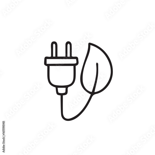 Energy Efficiency Line Editable Icons set. icon and design vector illustration