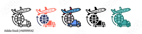Freight Forwarding multiple icon