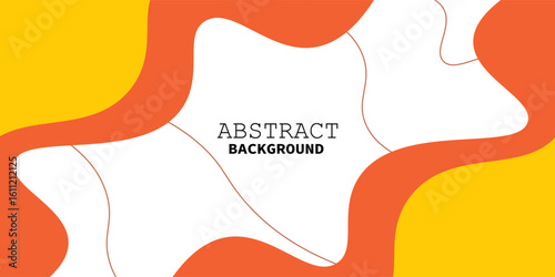 Abstract Wavy Flat Background Design eps 10.