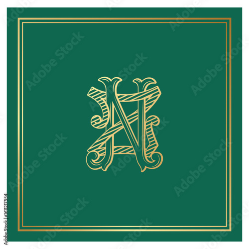 NZ, ZN, logo NZ, Letter NZ,  Monogram NZ,Wedding Monogram, Wedding Logo, Logo Design , Monogram Vintage