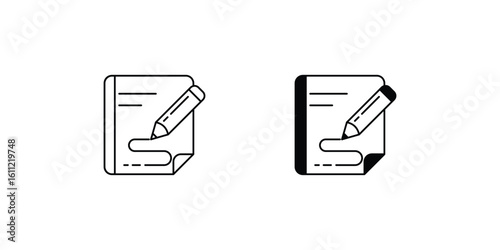 design process set icon with white background vector stock illustration