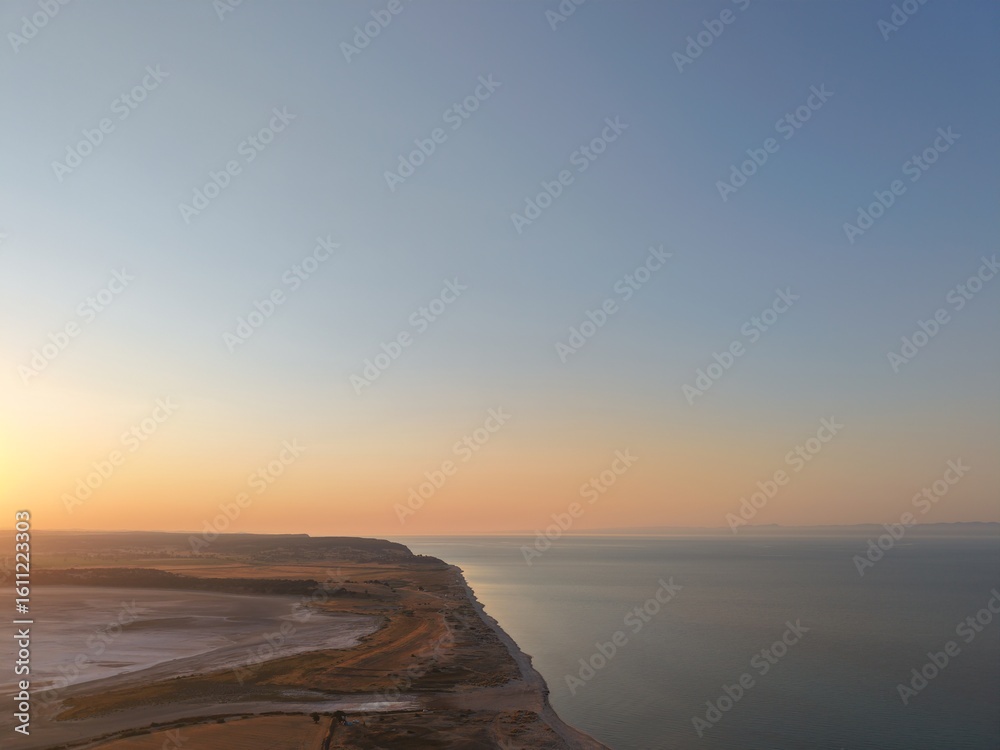 Obraz premium Aerial view of beautiful landscape