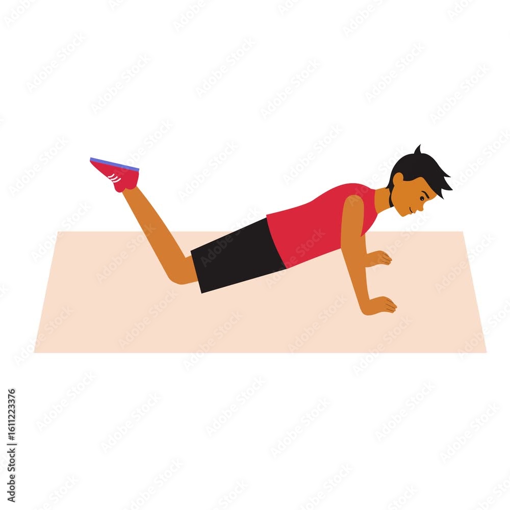 Man performing knee push ups, ideal for beginners and chest activation.