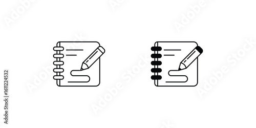 design process set icon with white background vector stock illustration