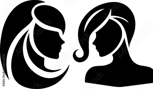 Woman Head or Face Vector Illustration. Simple Elegant Silhouette Vector Art. Incredible Silhouette Vectors. Perfect Neat and Clean Vector Art of Human Head. Black Color Profile Vector.