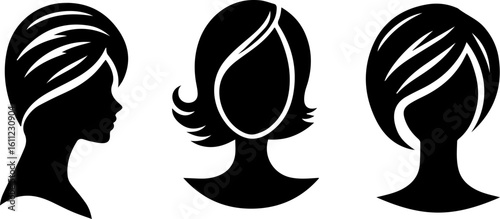 Human Head or Face Vector Illustration. Simple Elegant Silhouette Vector Art. Incredible Silhouette Vectors. Perfect Neat and Clean Vector Art of Human Head. Black Color Profile Vector.