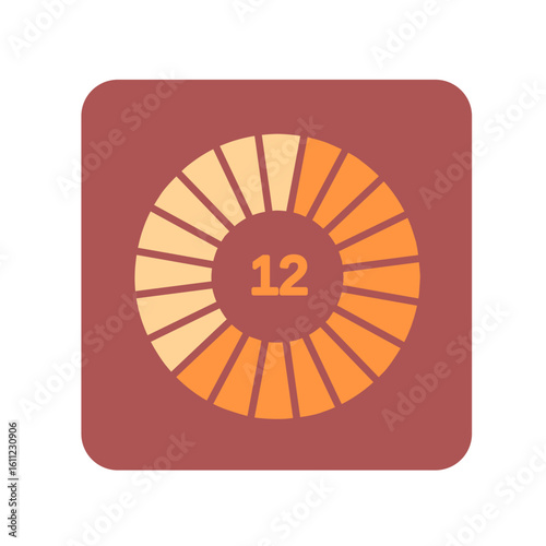 12 running times icon