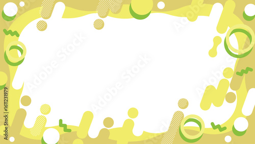 Fresh yellow geometric pattern inspired by lemon tones, ideal for cheerful designs