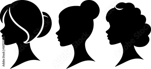 Human Head or Face Vector Illustration. Simple Elegant Silhouette Vector Art. Incredible Silhouette Vectors. Perfect Neat and Clean Vector Art of Human Head. Black Color Profile Vector.