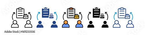 Job Sharing multiple icon