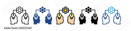 Knowledge Transfer multiple icon