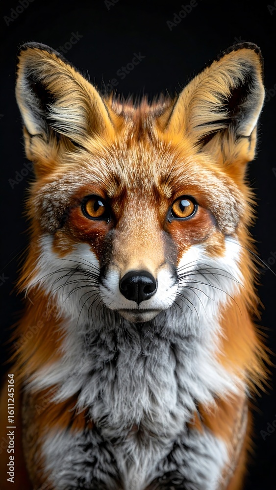Fototapeta premium Close-up portrait of a red fox