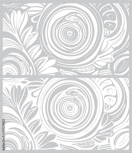 Seamless vector floral pattern design for decorative textile and paper