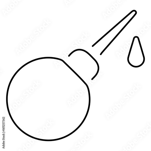 enema icon isolated on white background, vector illustration.