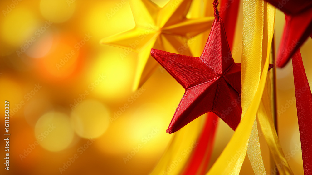 Obraz premium red christmas background