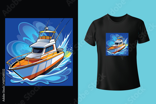 Life is better when I'm fishing t-shirt design template  Life is better when I'm fishing t-shirt design template