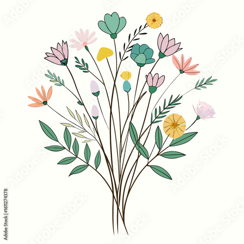bouquet of spring flowers