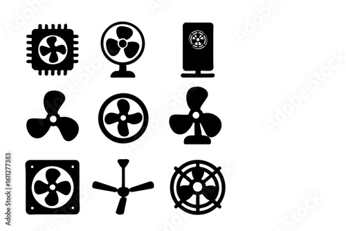 different fan silhouette