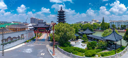Photography Sijing Ancient Town, Songjiang District, Shanghai, China
