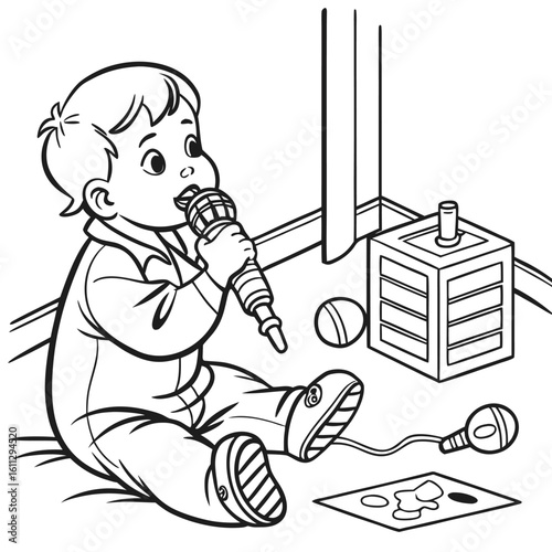 Cartoon vector illustration of people reading books and newspapers