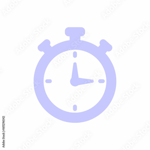 Free Download Simple Light Purple Stopwatch Icon. - GFXLoad