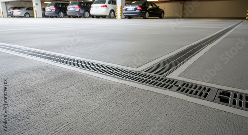 Wallpaper Mural Trench Drain Installed in Multi-level Garage Entryway Improves Drainage and Vehicular Safety Torontodigital.ca