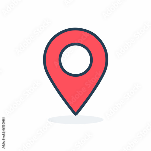 Red Location Pin Marker Icon Free Download Red Location Pin Marker Icon - GFXLoad
