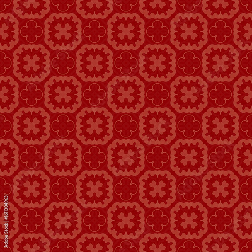 red ethnic ikat geometric tribal aztec seamless pattern. design for background, notebook cover, carpet, cloth, batik, textile, paper print, sarong, card, floor, curtain, fabric print, ceramic