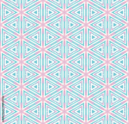 bohemian ethnic ikat geometric tribal aztec seamless pattern. design for background, notebook cover, carpet, cloth, batik, textile, paper print, sarong, card, floor, curtain, fabric print, ceramic