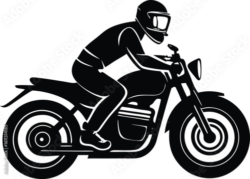 man on motorcycle