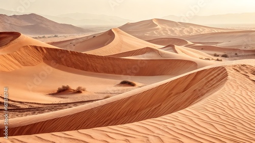 Abstract desert dunes