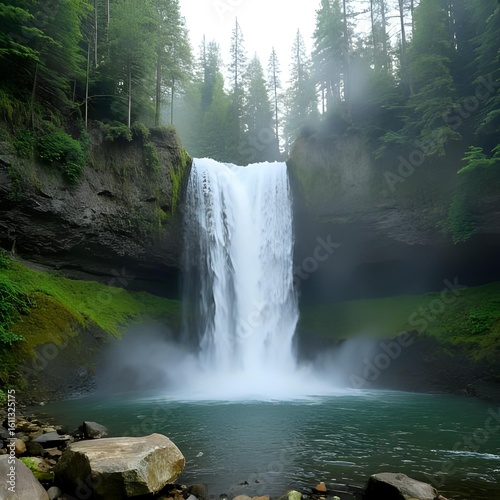 waterfall in the woods