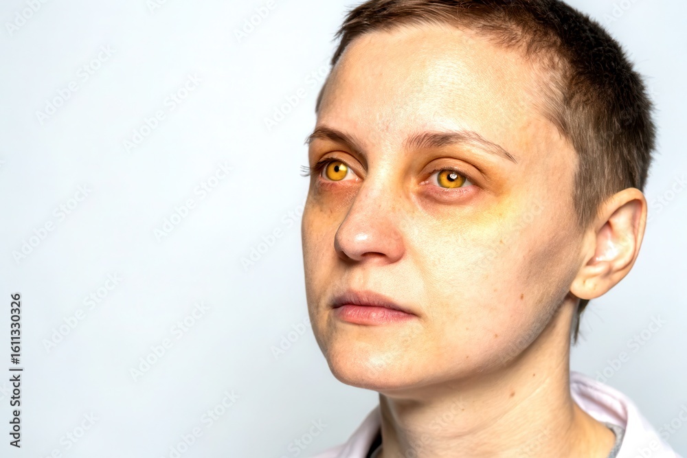 Obraz premium x-default Woman with Jaundice