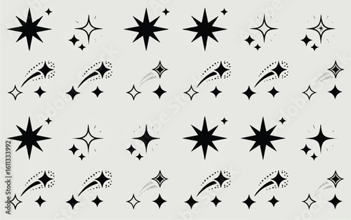 Star and Sparkle Icons