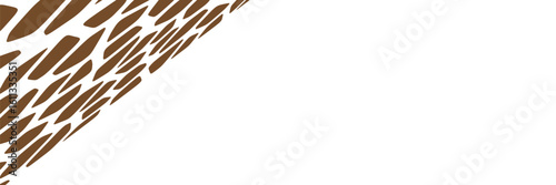 Set of seamless brown and white geometric patterns. Repeating irregular shapes backgrounds for web tiles, science, and interior design, eps 10.