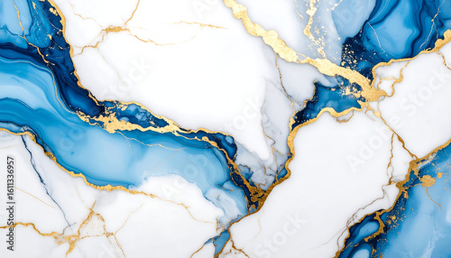 blue color marble tile background