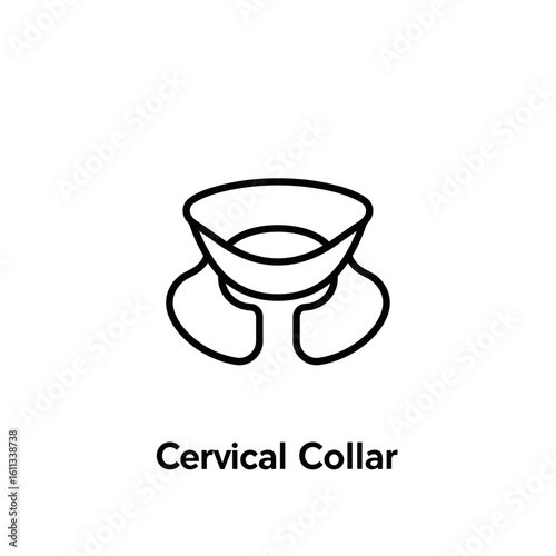 Cervical collar for neck support and stabilization