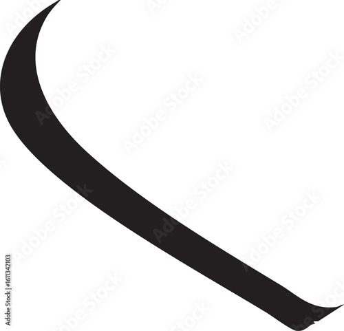 hockey stick on white background