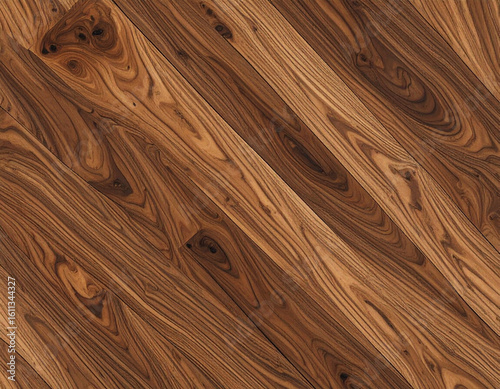 Diagonal Dark Brown Wooden Grain Texture