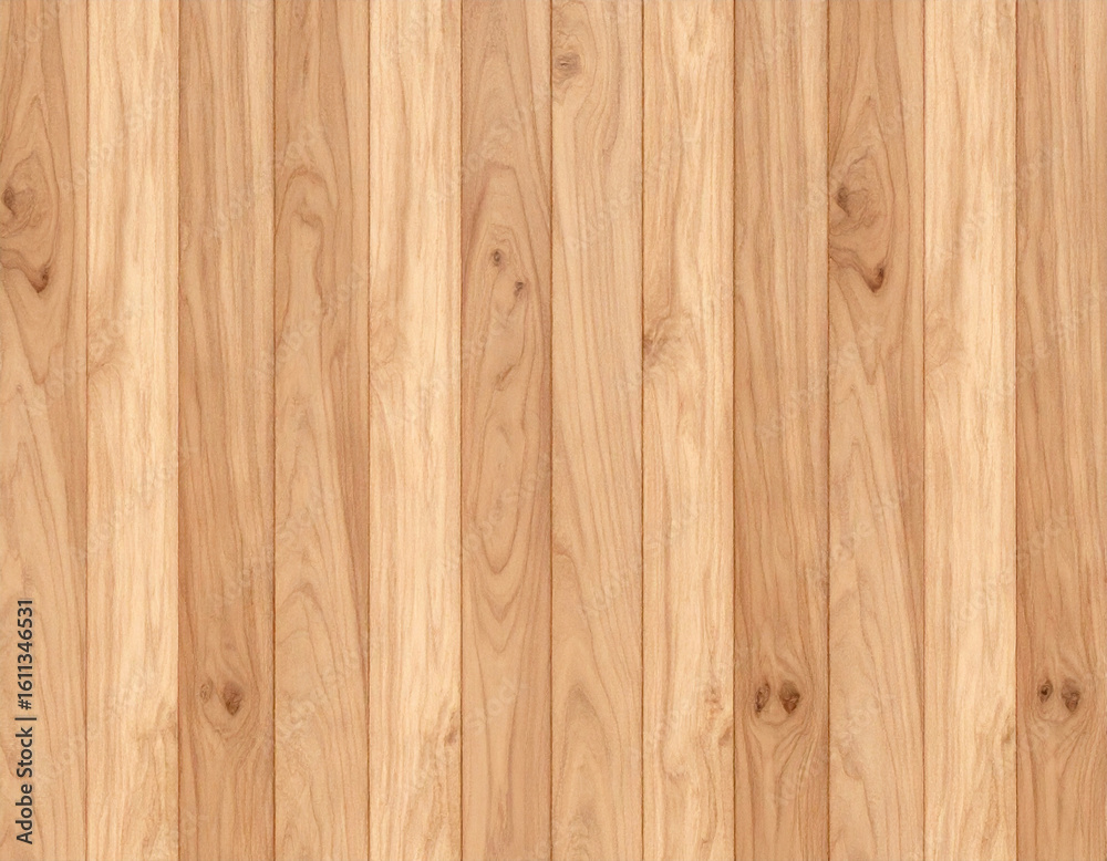 Fototapeta premium Light vertical wood grain panel background texture