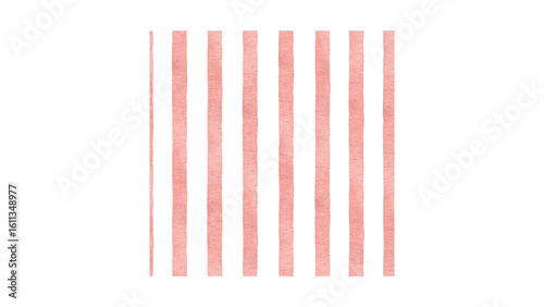 Elegant watercolor coral stripes pattern creates a fresh, modern look perfect for backgrounds, textiles, or adding a touch of refined simplicity
