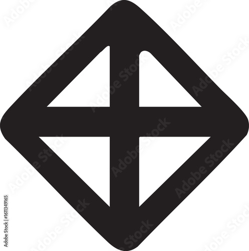 peace symbol on white background