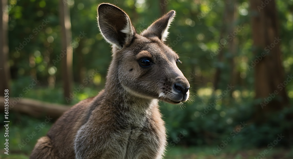 Fototapeta premium Forest's Silent Watcher